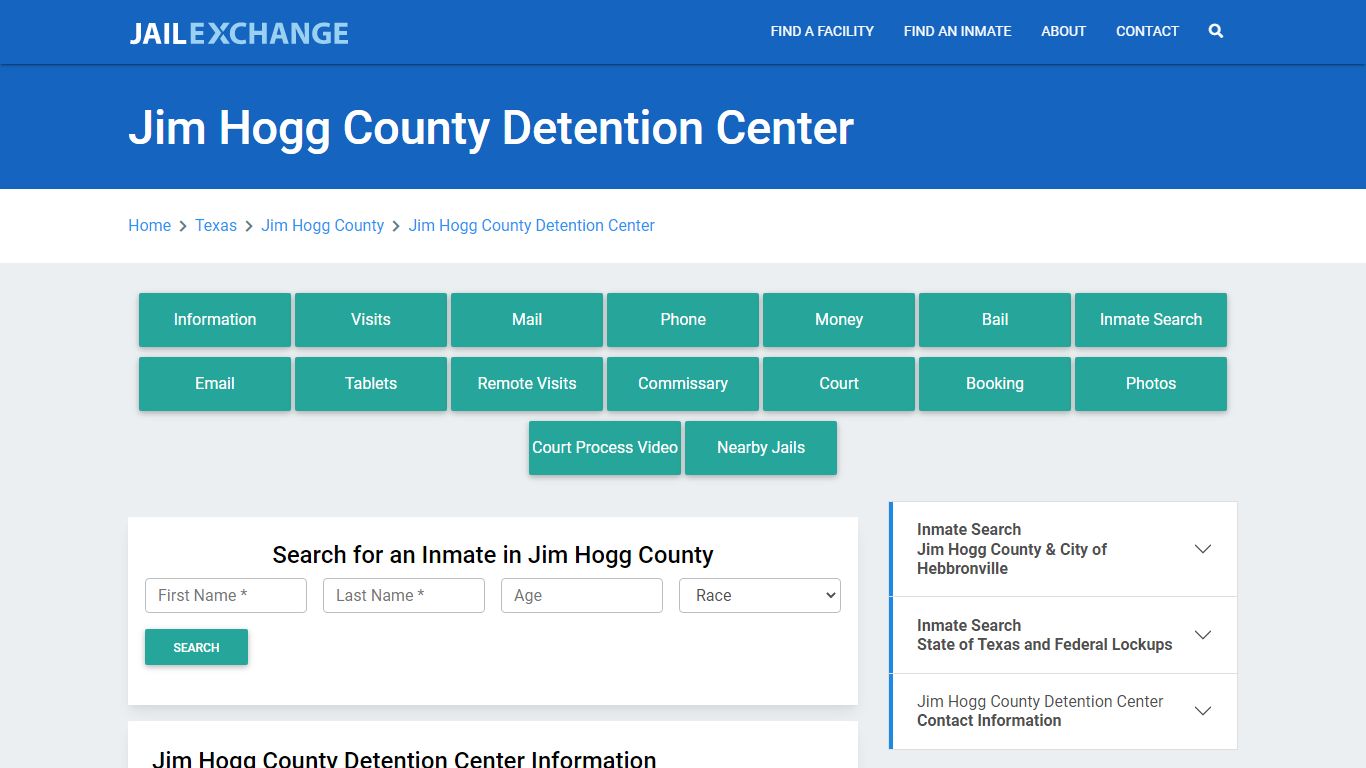 Jim Hogg County Detention Center - Jail Exchange